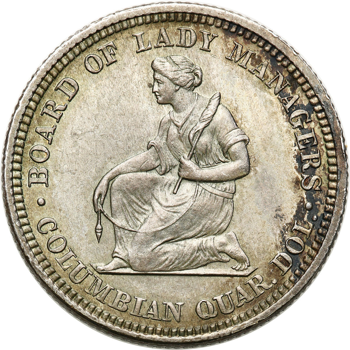 USA. 1/4 dolara 1893, Filadelfia - PIĘKNE